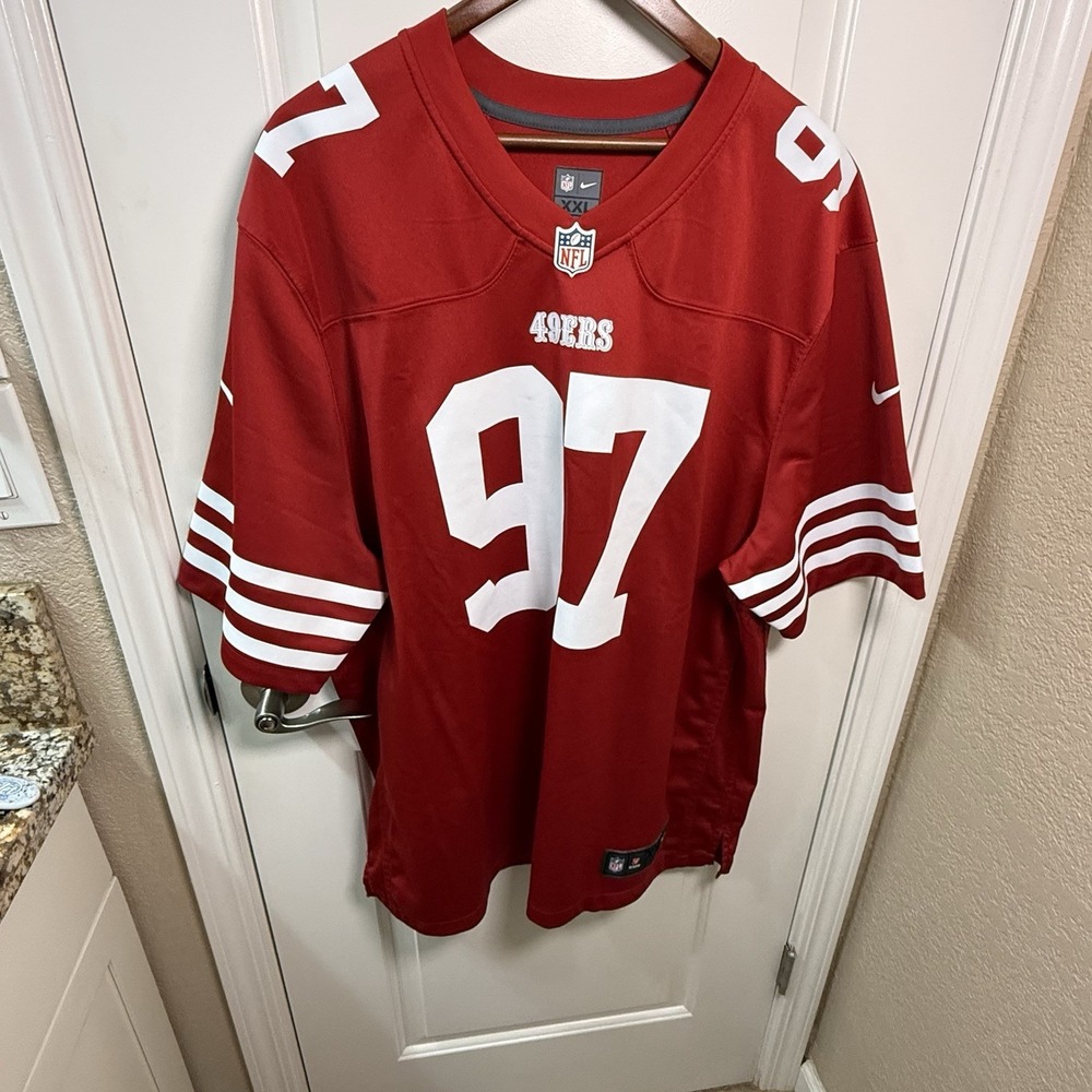 Nike Nick Bosa #97 San Francisco 49ers Red NFL On Field Jersey XXL